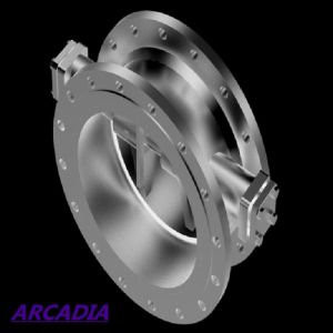 快关金属密封蝶形止回阀 结构 原理 