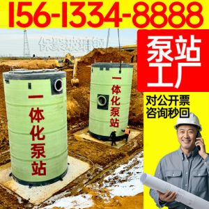 地埋一体化泵站截留井 大型 小型 干式 湿式 立式 卧式 排水 保聚玻璃钢